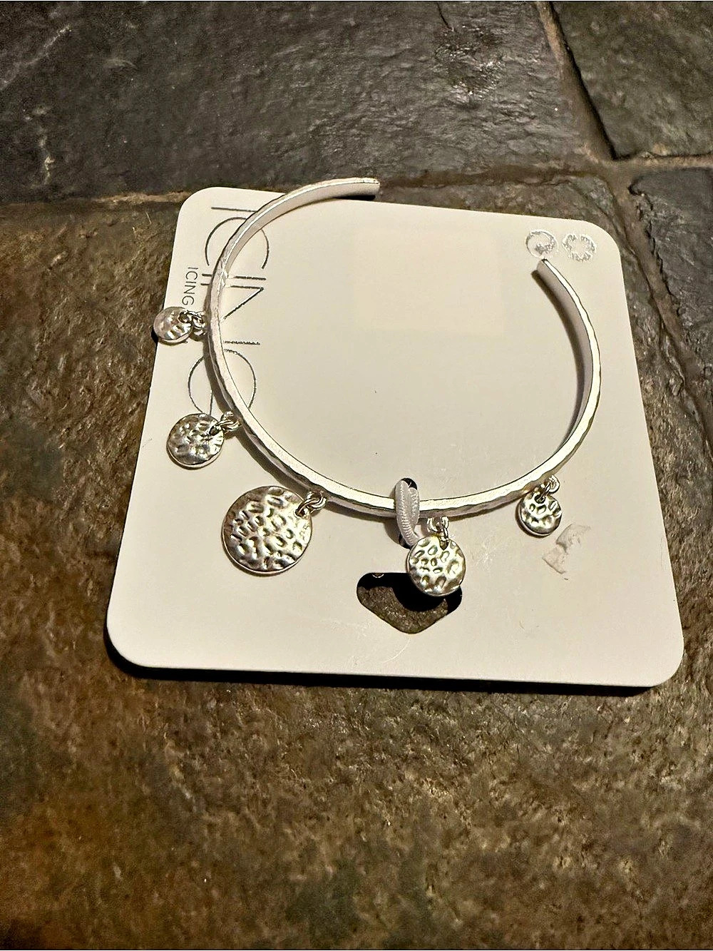 Icing Silver-Tone Charm Bracelet Set NWT